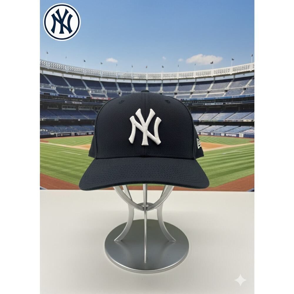 New York Yankees New Era Navy White Baseball Cap Hat Medium Large